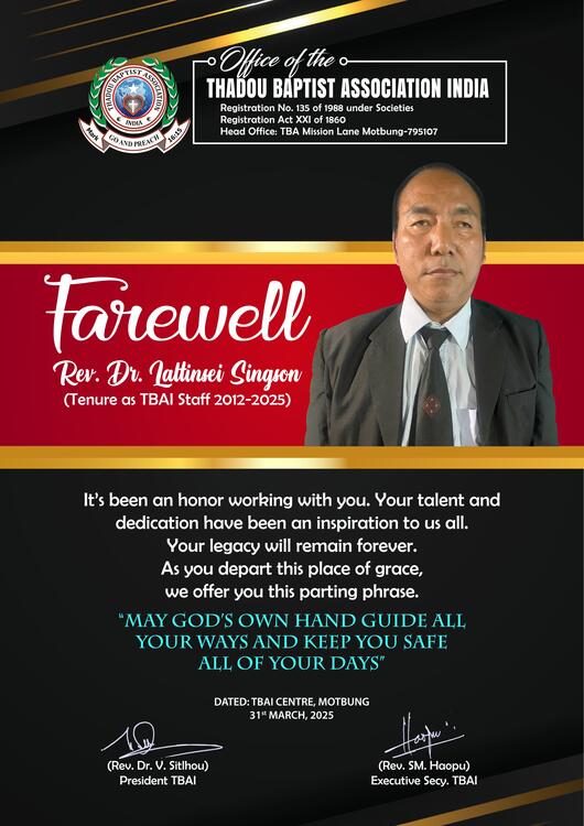 Rev. Dr. Lettinsei Singson